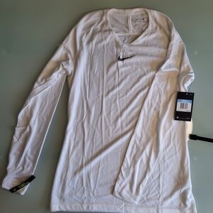 Nike White Long Sleeve Shirt